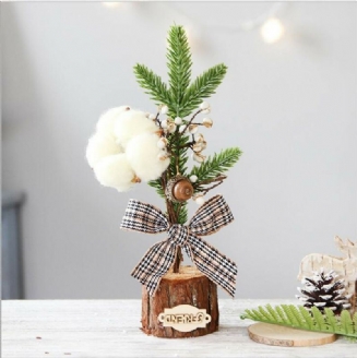 25cm Mini Vánoční Ozdoby Na Stromeček Dekorace Na Stůl Domácí Kancelář Ozdoba Na Strom Kreativní Dárky Řemesla Na Dětské Hračky