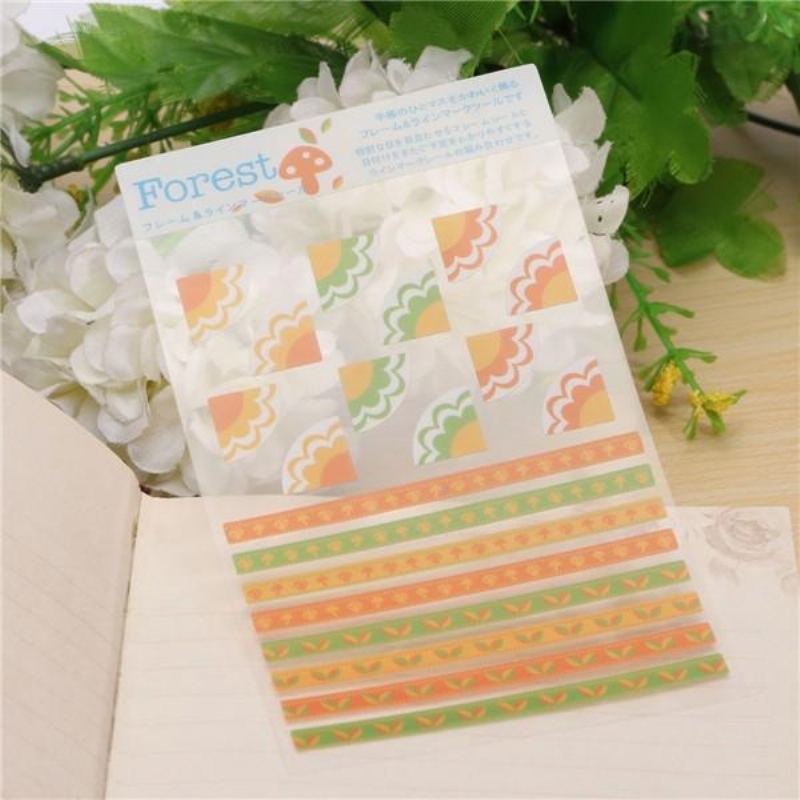 3 Ks Korea Simple Life Painting Diary Stickers Book Album Decoration