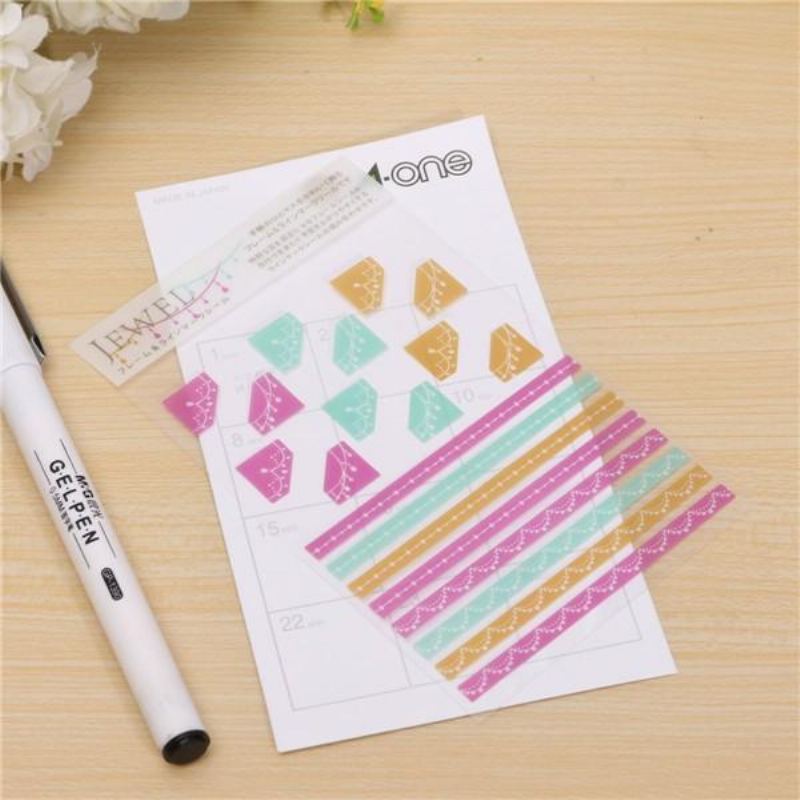 3 Ks Korea Simple Life Painting Diary Stickers Book Album Decoration