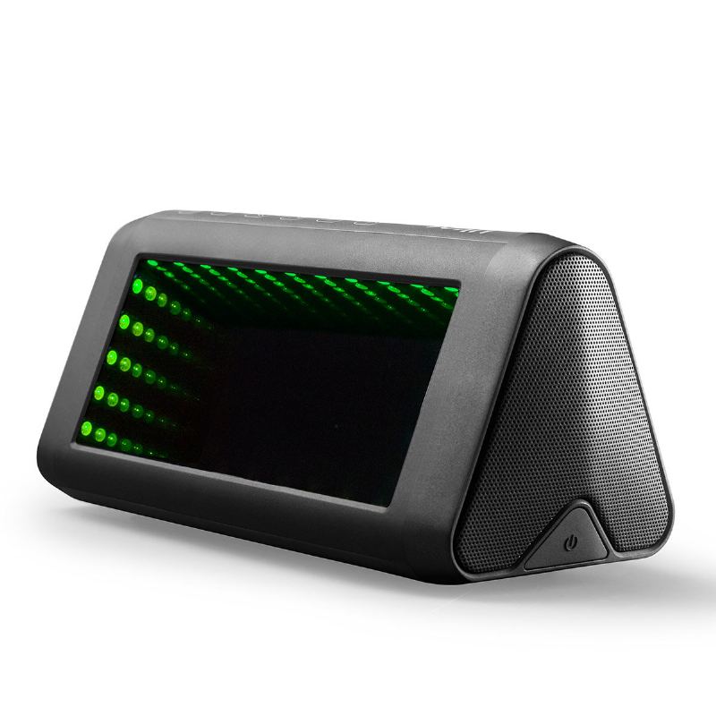 3d Led Zrcadlo Bluetooth Reproduktor Světlo Venkovní Přenosný Vestavěná Baterie Nfc Senzor Stereo S Akrylovou Čočkou