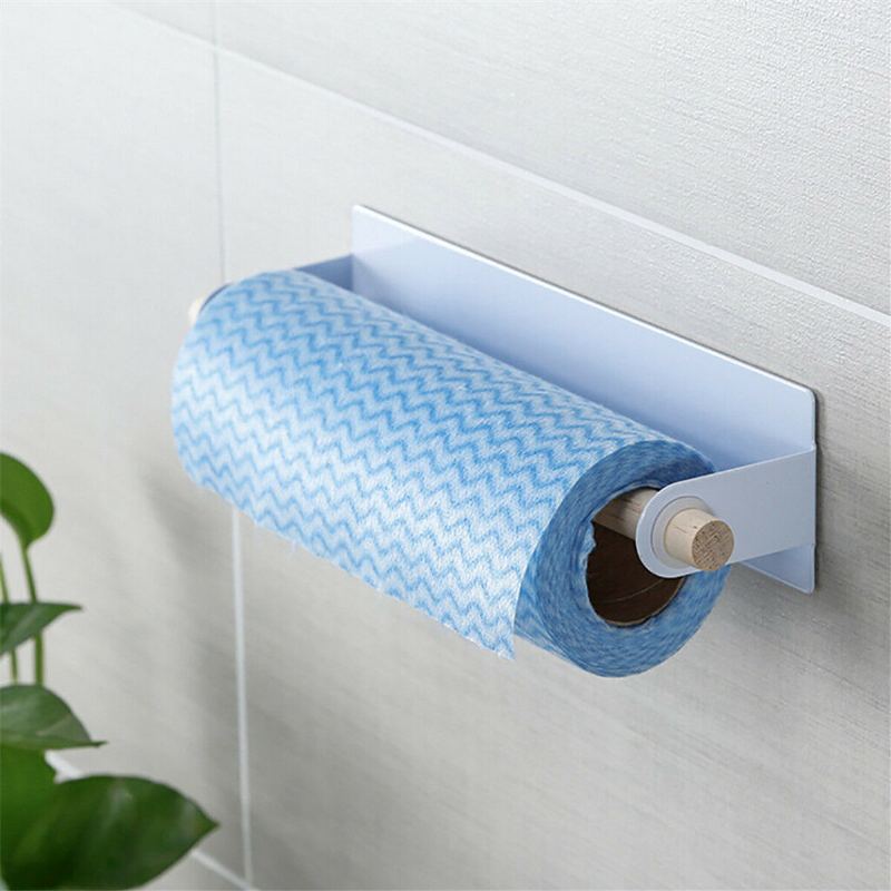 Samolepící Koupelna Role Toaletního Papíru Polička Závěsný Držák Na Papírové Ručníky Do Kuchyně Domov