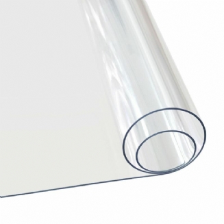Tloušťka 1.5 mm Průhledný Plastový Ubrus Z Pvc Nepřilnavý Voděodolný Chránič Potah Na Jídelní Stůl Pro Kancelářský Domácí Psací