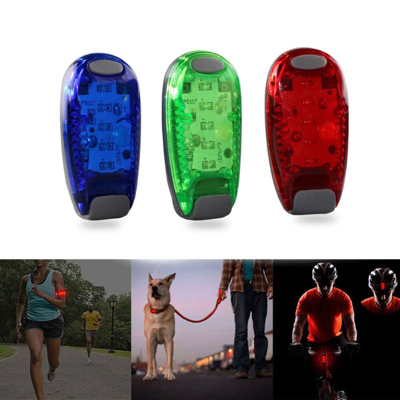 5 Led Běžecké Světlo Noční Cyklistické Bezpečnostní Zadní Helmy Clip Lampa Super Jasné Na Rameno