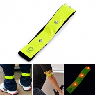Bezpečnostní Žlutý Pásek Na Ruku Reflexní Pásky Noční Výstražná Svítilna Na Jízdu Na Běhání Cyklistika Jogging Chůze