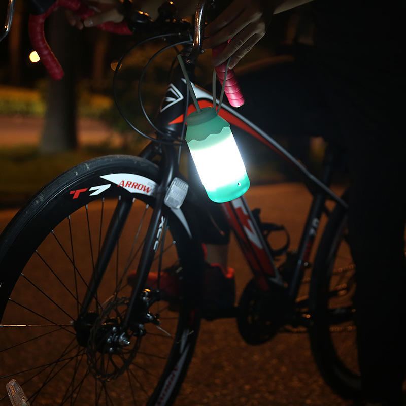 Bikeight Romantický Teleskopický Spínač Tvar Láhve Na Mléko Led Světlo Silikonové Usb Nabíjecí Noční