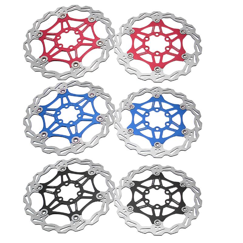 Bikight 180 / 160mm Stainless Ultra Light 6ks T25 Šrouby Plovoucí Kotouč Mtb Brzdový Rator