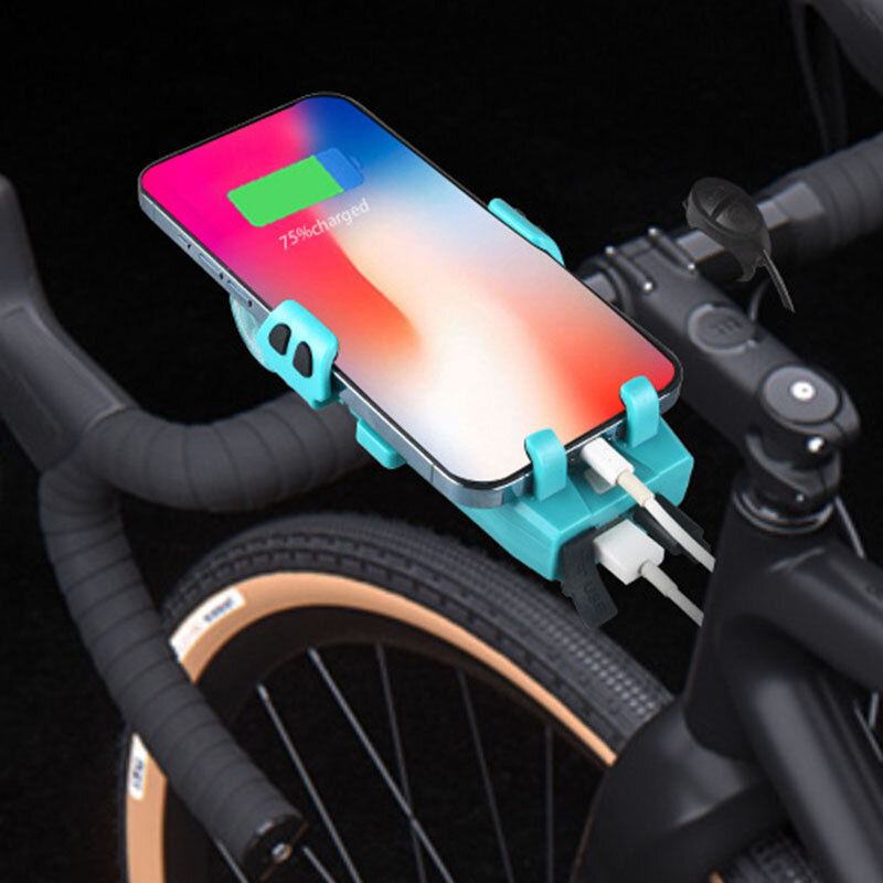 Bikight 5-v-1 2000mah/3500mah 500lm Cyklistické Světlo Usb Dobíjecí Powerbanka Vodotěsný Držák Telefonu Světlomet S Houkačkou Na Kolo