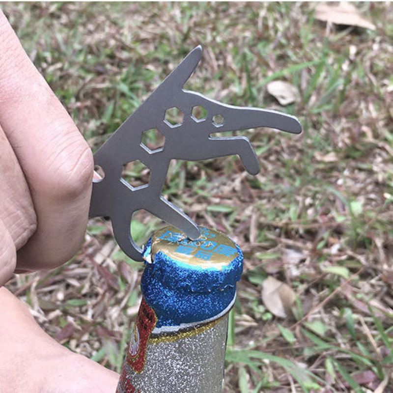 Bikight 6v1 Multi Edc Repair Tool Outdoorová Karta Pro Přežití Na Kole Multifunkční Kartový Nástroj