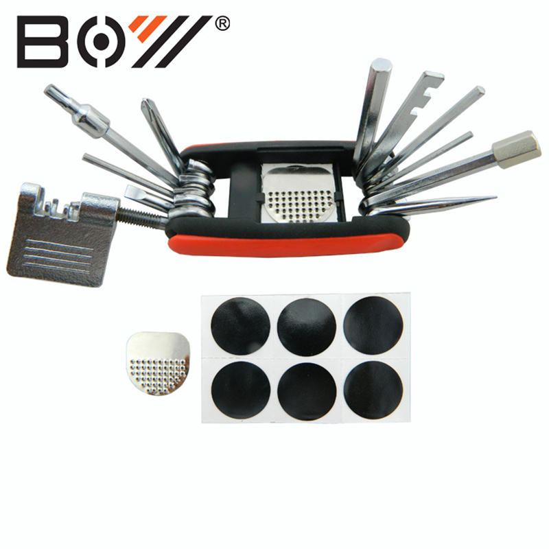 Boy 8050 Bicycle Tools Multifunkční Nástroj Na Opravu Pneumatik Hexagonal Tool Unlocking Machine Riding