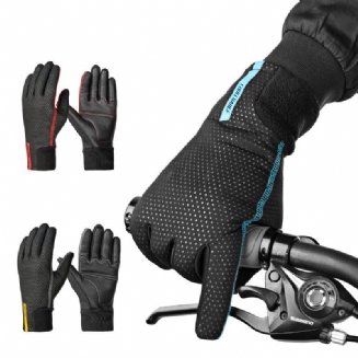 Coolchange Cyklistické Rukavice Zimní Thermal Windproof Full Finger Antislip Touch Screen Bicycle