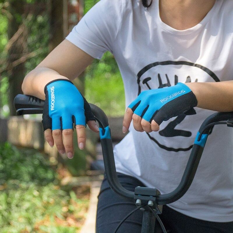 Cyklistické Rukavice Absorbující Gelová Vložka Protiskluzová Prodyšná Unisex