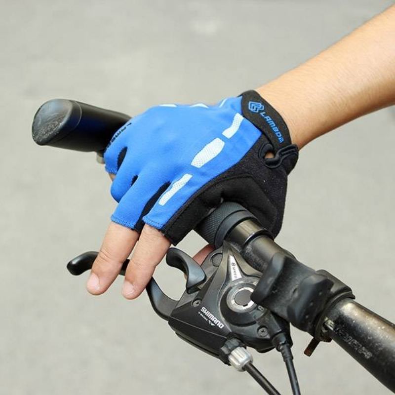 Cyklistické Rukavice Lambda Half Finger Horské Pro Vybavení