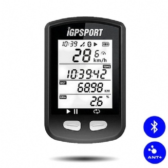 Cyklistický Počítač Igpsport Igs10s S Bezdrátovým Bluetooth 5.0 Ant+ Monitorem Srdečního Tepu A Připojením Snímače Rychlosti Kadence Vodotěsný Rychloměr