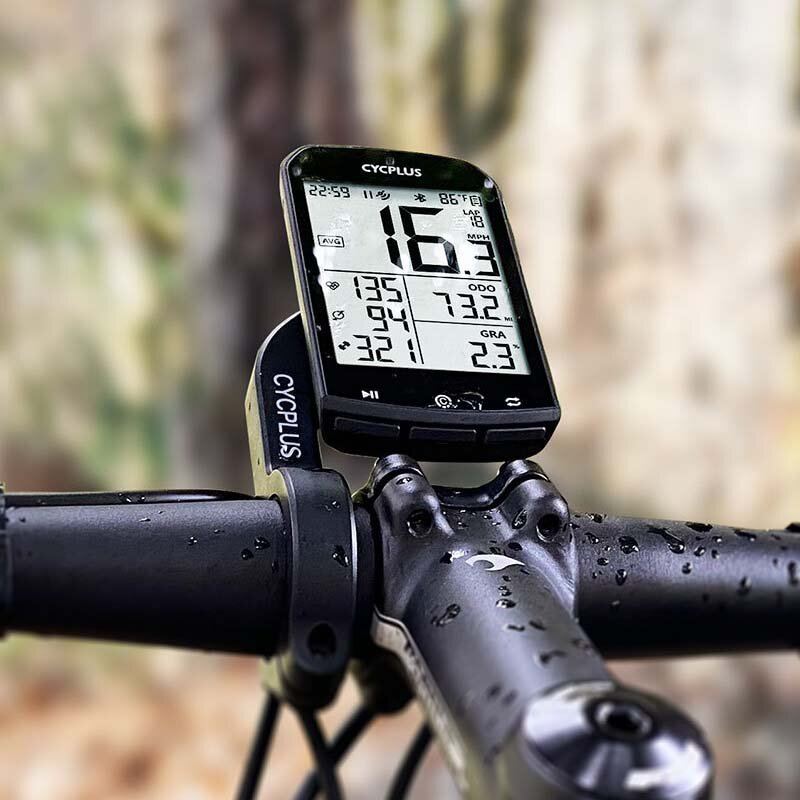 Cyklistický Rychloměr Cycplus M1 Gps Bezdrátový S Bluetooth 4.0 Ant+ Vodotěsný Lcd Podsvícení Kolo Počítadlo Ujetých Kilometrů Stopky Cyklistické Příslušenství Pro Mtb Silniční Kolo/městské