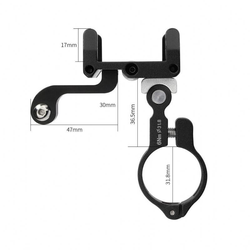 Držák Telefonu Na Kolo Gub G-89 60-100 mm Z Hliníkové Slitiny Otočný O 270° Na Motocykl Na Kole