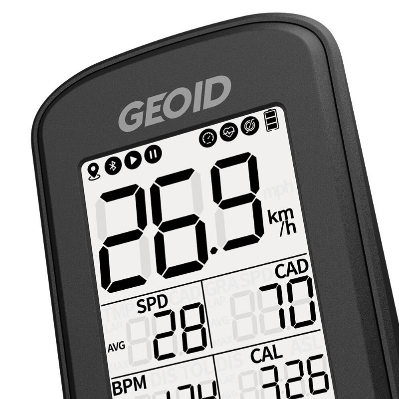 Geoid Cc400 Cyklistický Počítač Ant+ Gps Bluetooth Chytré Bezdrátové Stopky Rychloměr Počítadlo Kilometrů Vodotěsný Cyklopočítač Příslušenství Pro Mtb Silniční Kolo