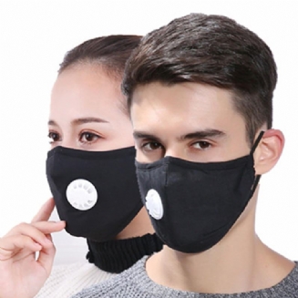 Maska Respirační Ventil Pm2.5 Ochranné Masky Proti Prachu Ochrana Bavlněné Zimní Teplé