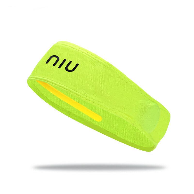 Niu Headbrand Sweatband Bluetooth 4.1v Vestavěný Mikrofon Vodící Pás Potu Pro Fitness