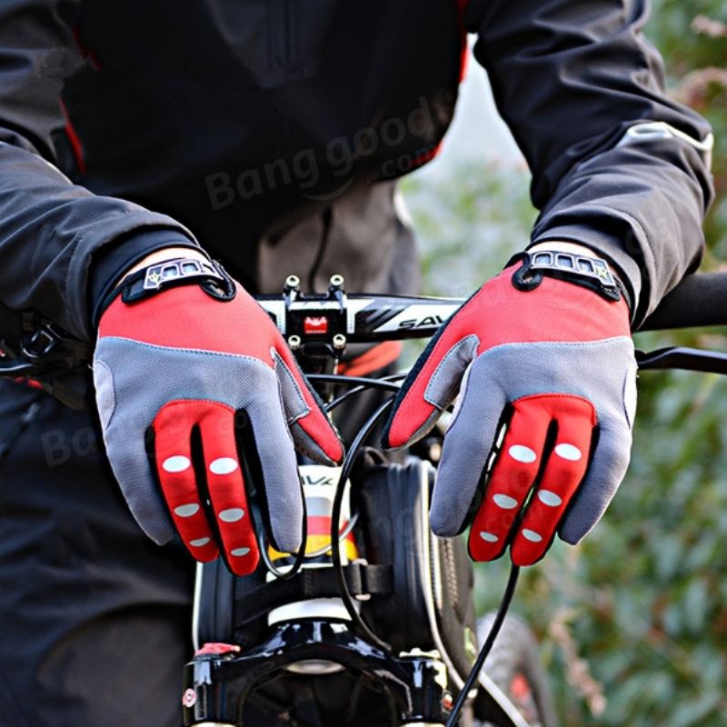 Rockbros Zimní Sporty Cyklistika Lyžování Nárazuvzdorné Rukavice S Dotykovou Obrazovkou