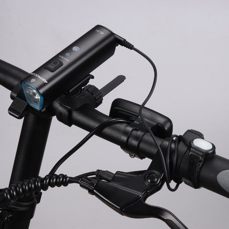 Sl01 1000lm Jas A Vibrace Smart Sensing Bike Light Cyklistický Světlomet Typ-c Usb Dobíjecí Voděodolné Přední Světlo Pro Elektrokoloběžku Mtb Kolo