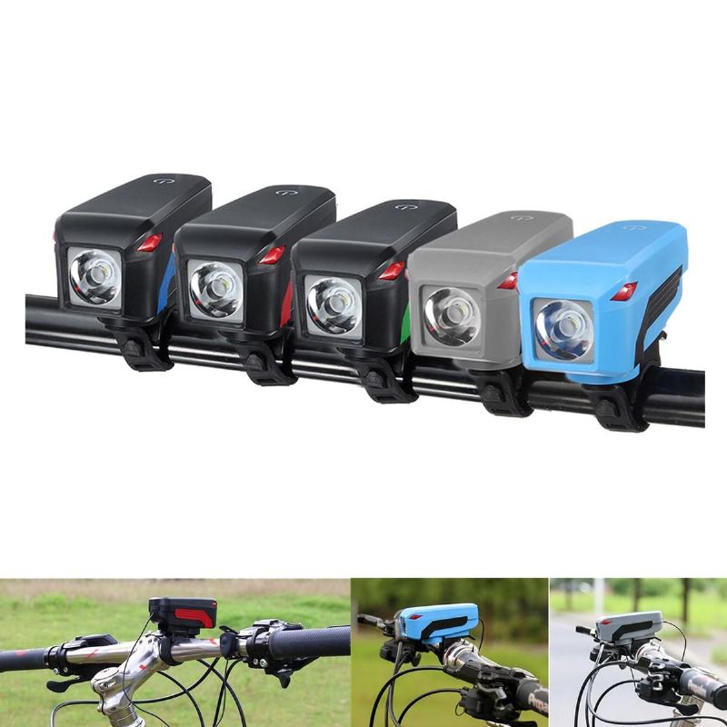 Wheelup 350lm T6 Bike Light Přední Světlomety Usb Nabíjení Live Hhorn Bells Touch