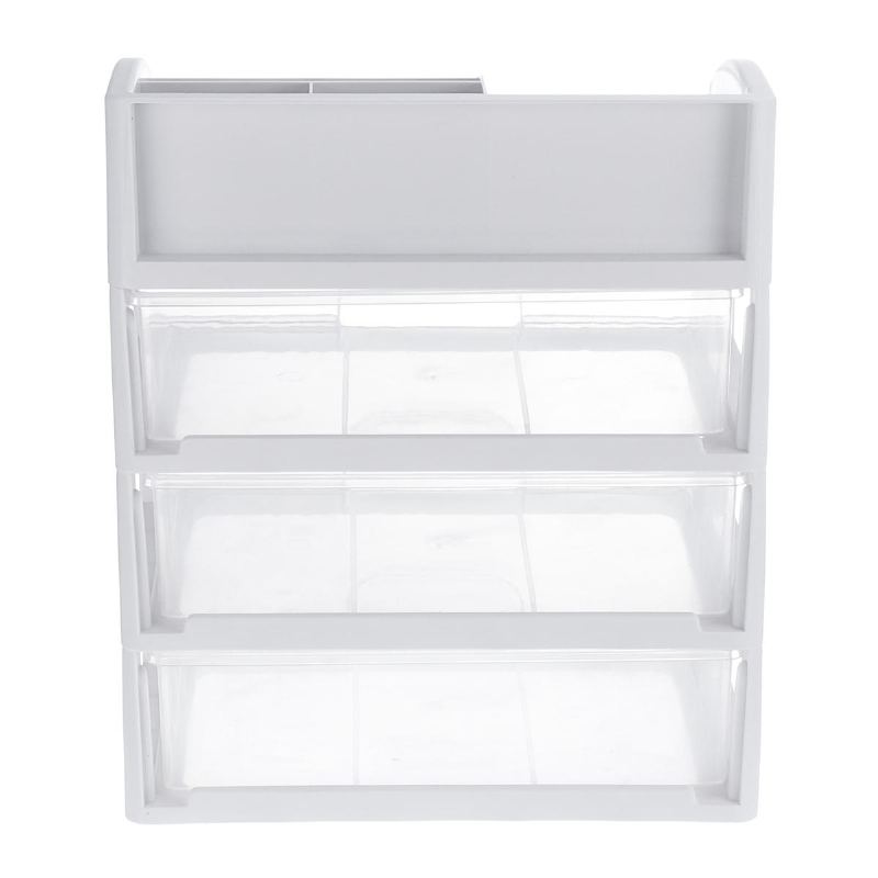 1/2/3 Vrstev Clear Desktop Comestics Makeup Storage Zásuvka Organizer Box Kontejner