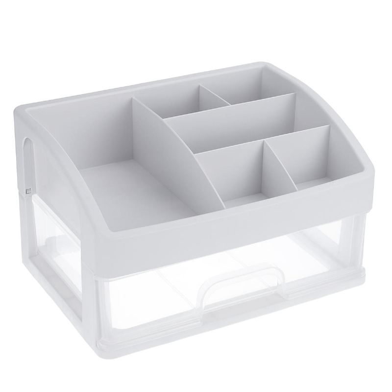 1/2/3 Vrstev Clear Desktop Comestics Makeup Storage Zásuvka Organizer Box Kontejner