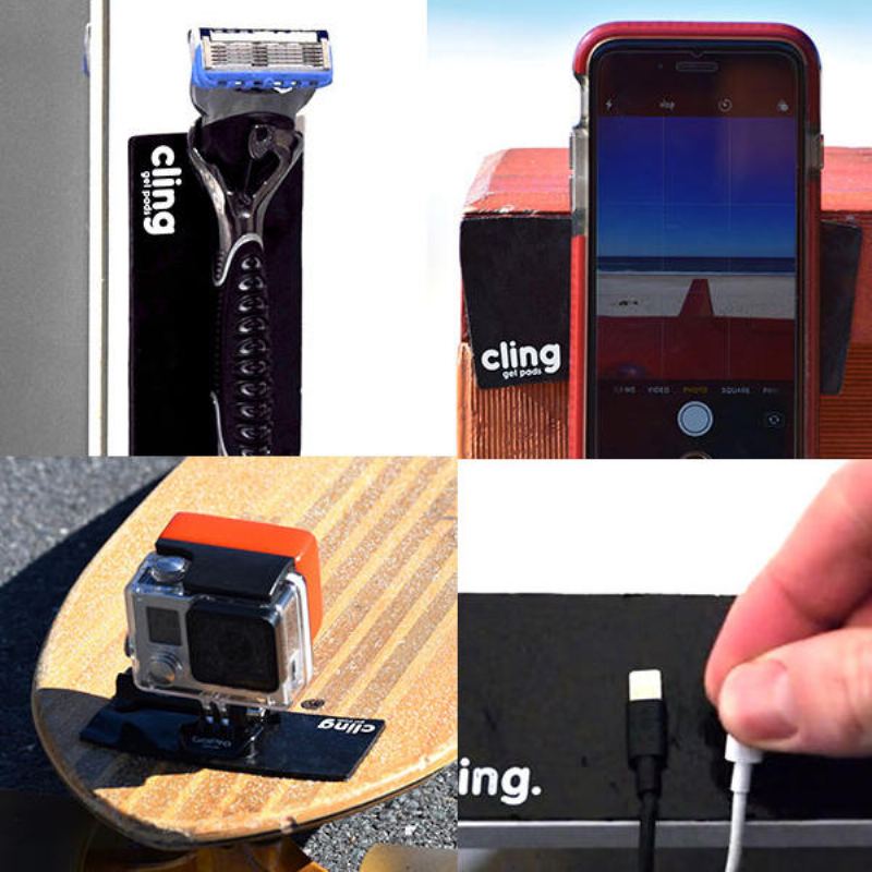 Cling Sticky Cell Pads Protiskluzové Gelové Podložky Držák Telefonu Pro Široké Použití