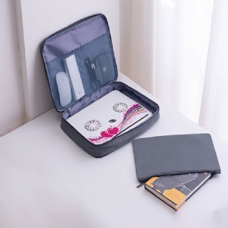 Dvojitý Zip Multifunkční Digitální Produkty Cestovní Úložná Taška Nylonový Materiál Elektronická