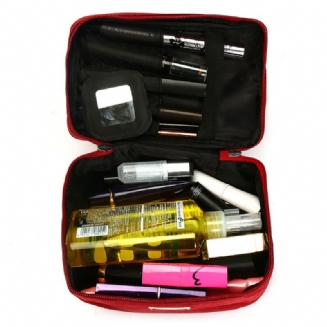 Kc-mb02 Přenosná Cestovní Úložná Taška Odolná Plátěná Kosmetická Na Make-up Organizér