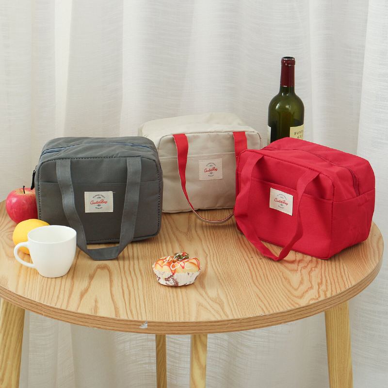 Tote Family Travel Piknik Drink Ovoce Jídlo Čerstvé Tepelně Izolované Ženy Muži Bento Lunch Box Bag