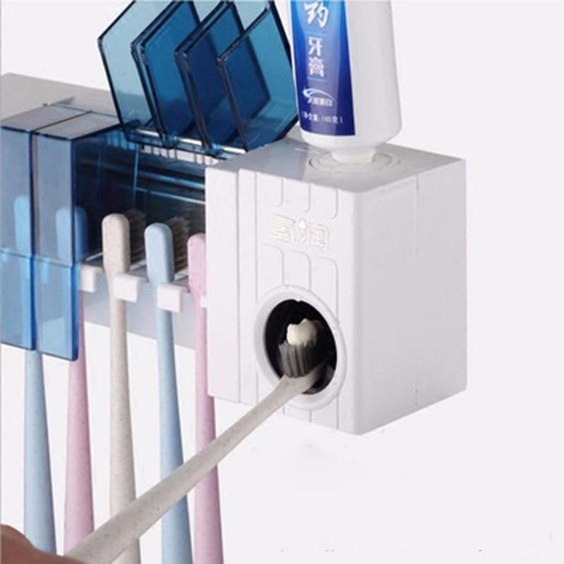 Bakeey Multifunkční Uv Automatický Zubní Kartáček Stojan Na Ukládání Pasty Použitelné Pro Usa Eu
