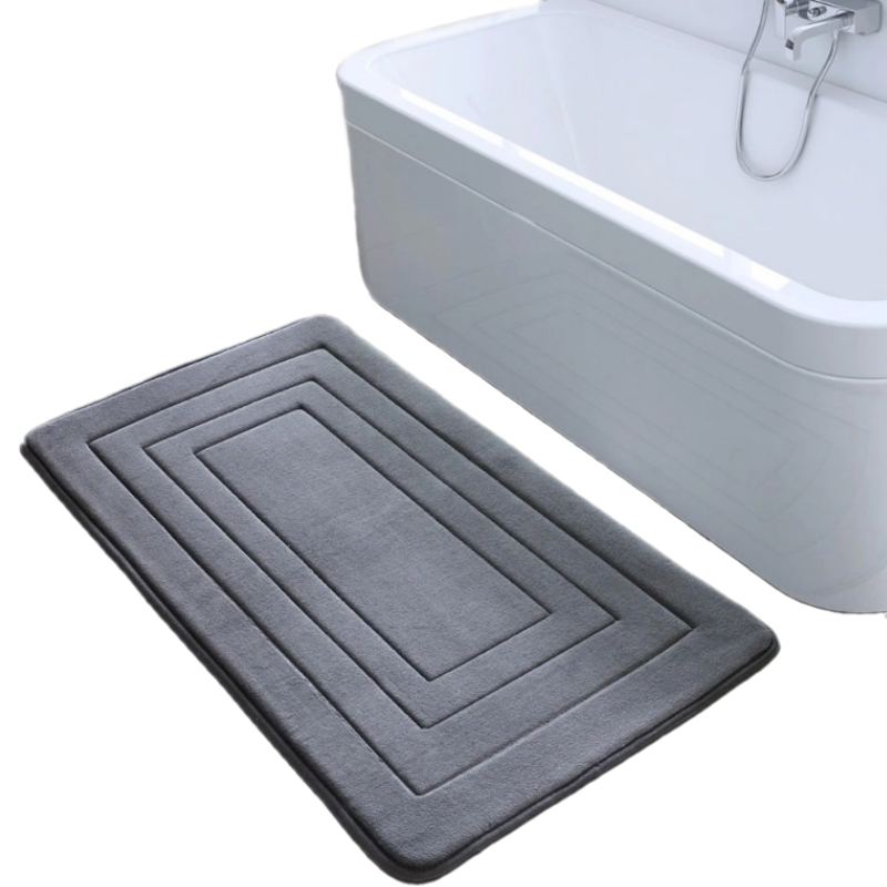 Koupelnová Předložka Koberce Koberec Emboss Coral Samet Sponge Non-slip