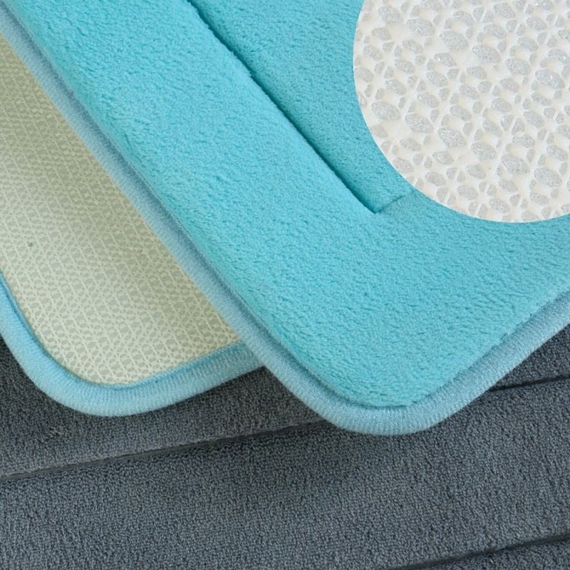 Koupelnová Předložka Koberce Koberec Emboss Coral Samet Sponge Non-slip