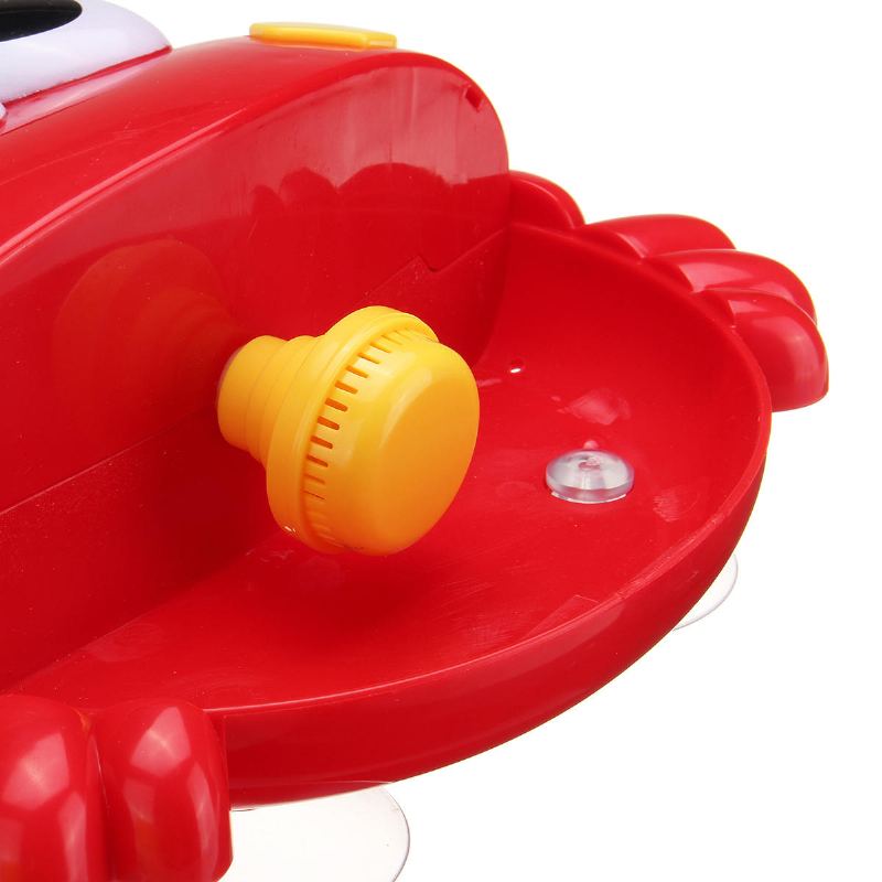 Rozkošný Crab Bubble Machine Music Maker Vana Baby Vanička Sprcha Zábavné Červené Plastové Hračky