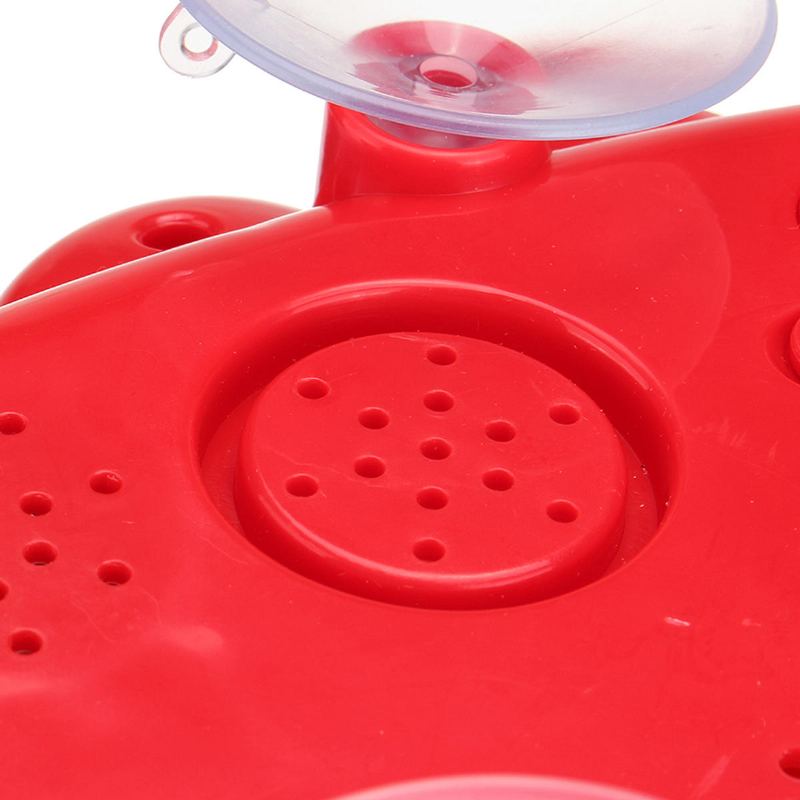 Rozkošný Crab Bubble Machine Music Maker Vana Baby Vanička Sprcha Zábavné Červené Plastové Hračky