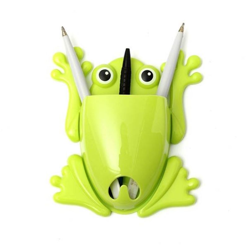 Úložný Box Na Zubní Kartáček Cute Frog Na Stěnu Stick Paste Organizer