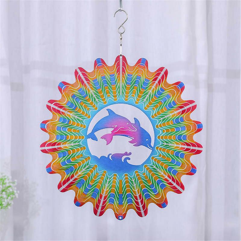 12'' 3d Fairy Garden Větrovka Sun Catcher Cyklon Venkovní Dekorace Na Dvorek