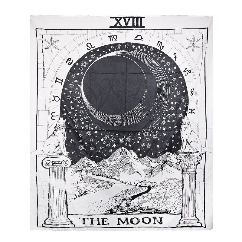 210cm Sun Star Moon Tarot Tapiserie Hippie Závěsná Deka Room Home Decor