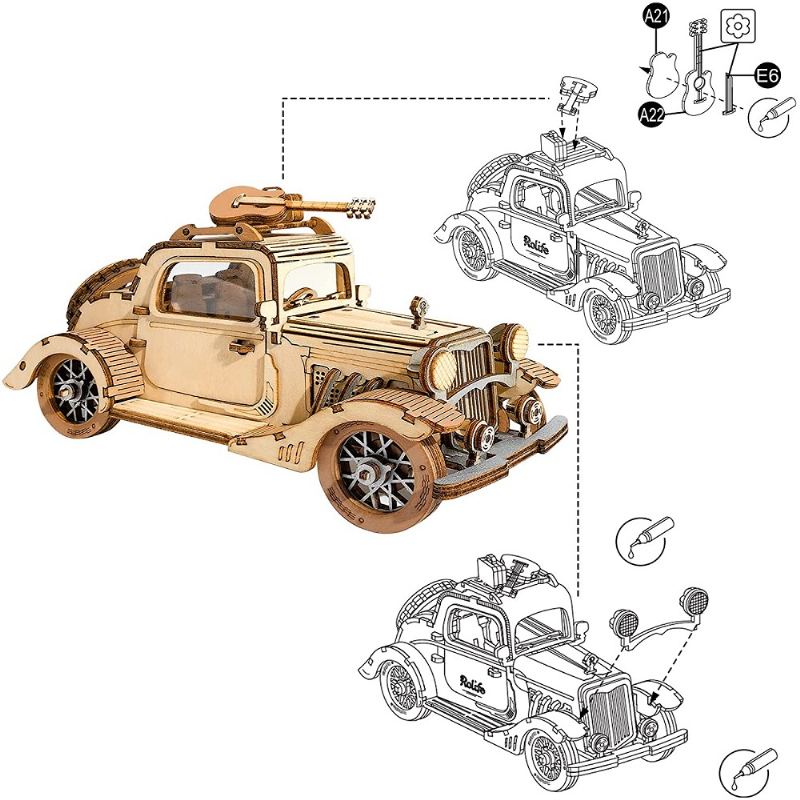 3d Transportní Dřevěná Modelová Sada Pro Dětské Dekorace Na Stůl