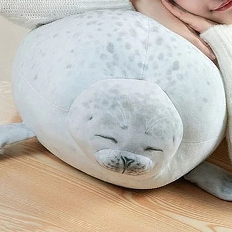 Angry Blob Seal Plyšový Polštářek Buclatý 3d Lachtan