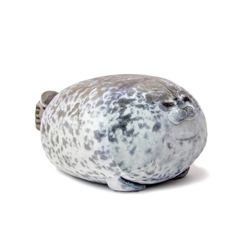 Angry Blob Seal Plyšový Polštářek Buclatý 3d Lachtan