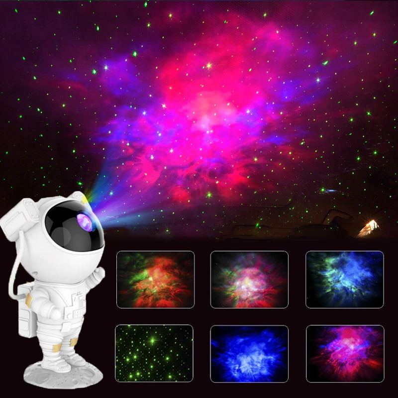 Astronaut Light Projector Led Kids Galaxy Dálkové Ovládání