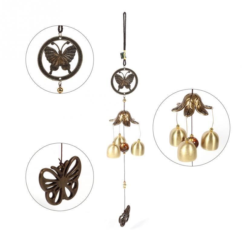 Creative Metal Butterfly Decor Zvonkohry Kostel Venkovní Zvonky Závěsné Zahradní Dekorace