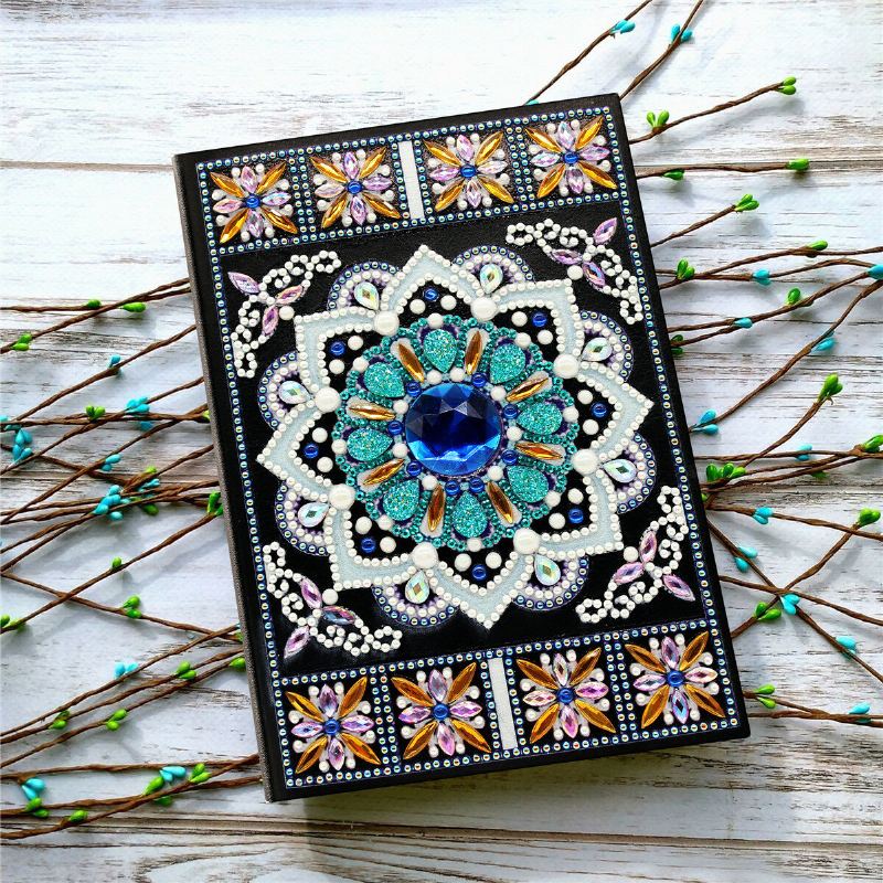 Diy Diamond Painting Special Shape Diary Book Diamantové Dekorace Vyšívací Sady Na Notebook A5