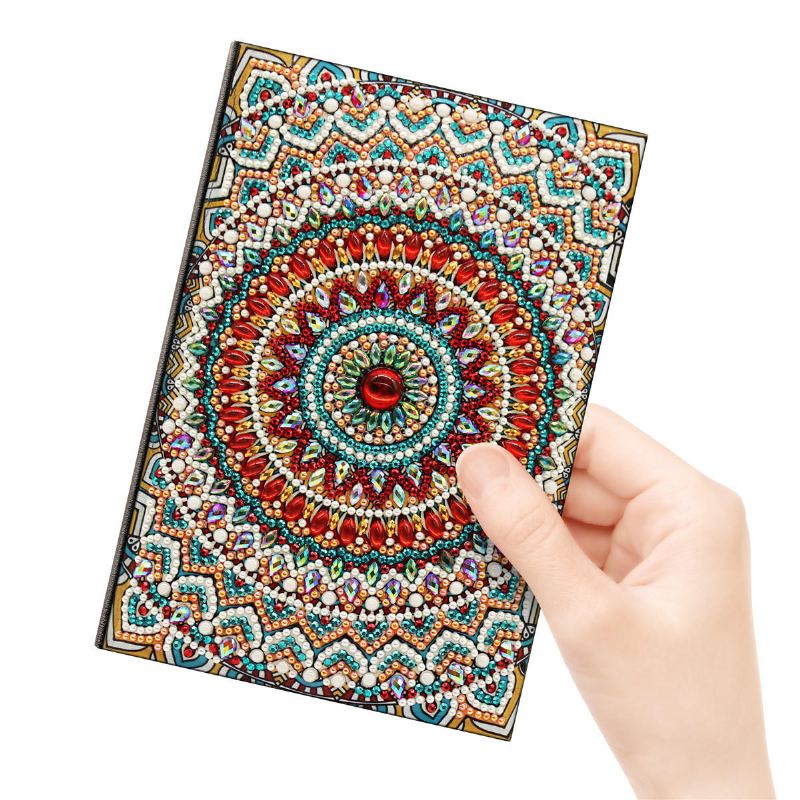 Diy Diamond Painting Special Shape Diary Book Diamantové Dekorace Vyšívací Sady Na Notebook A5