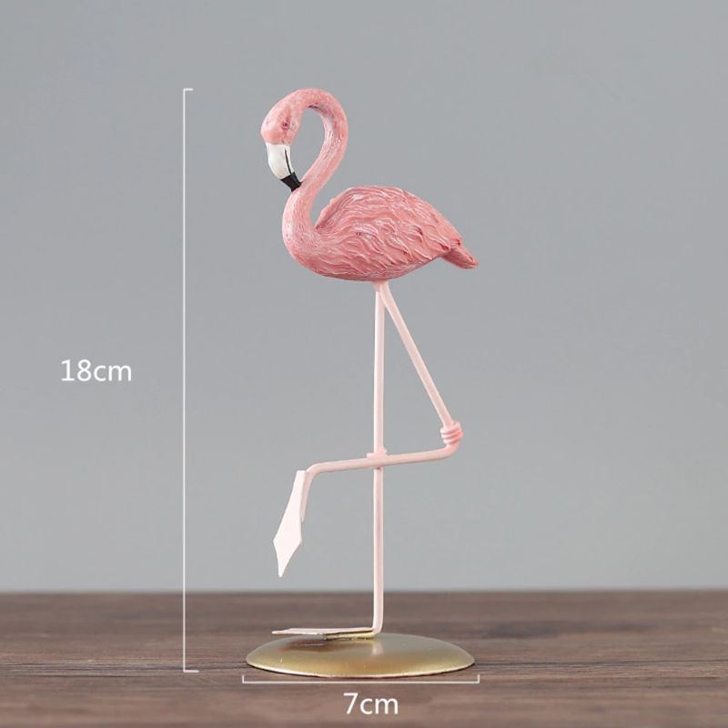 Domácí Dekorace Figurka Nordic Flamingo