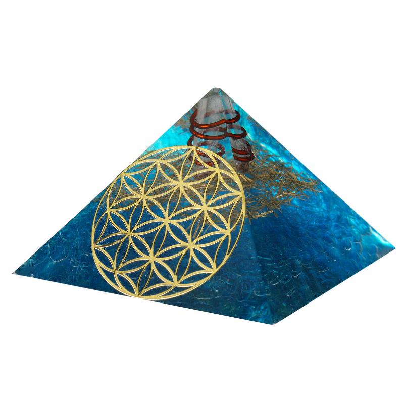 Krystaly Apatit Orgon Gemstone Pyramid Meditace Jóga Generátor Energie Léčení