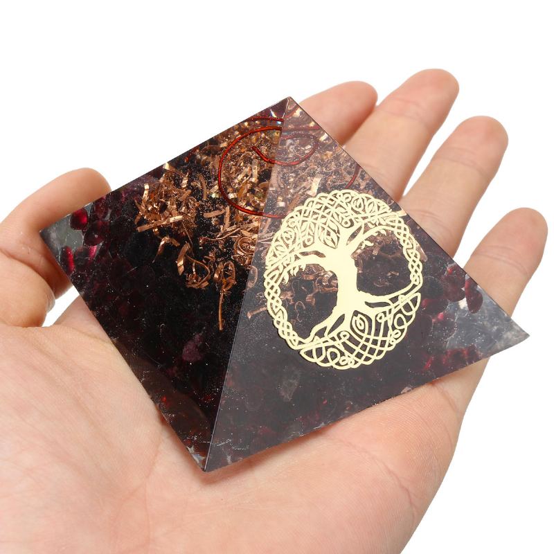 Krystaly Apatit Orgon Gemstone Pyramid Meditace Jóga Generátor Energie Léčení