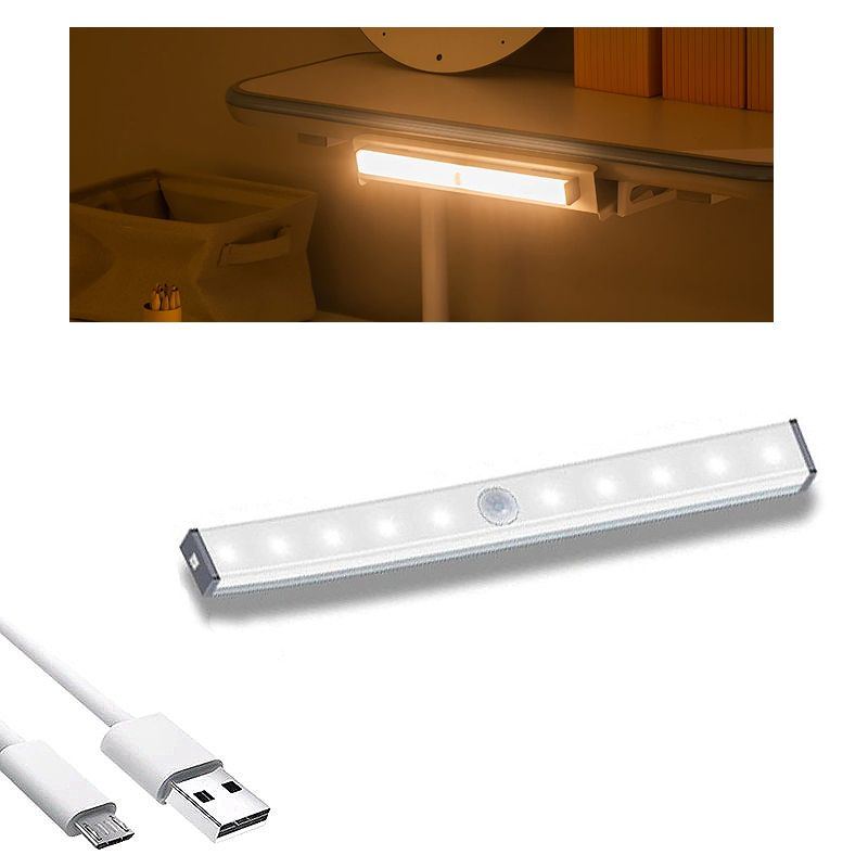 Led Noční Světlo Pohybový Senzor Bezdrátové Usb Dobíjecí